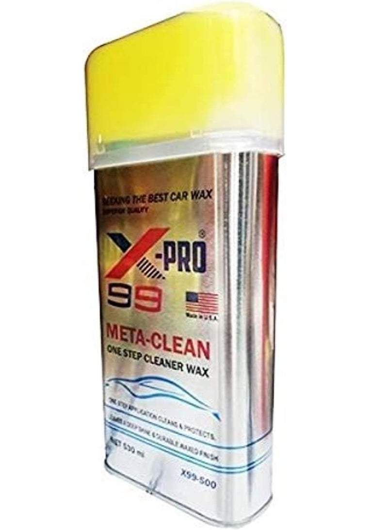 X-PRO Car Wax Metaclean One Step Cleaner Wax 530 ML - Image 3