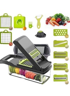 Vegetable Chopper 16 In 1 Multifunctional Vegetable Slicer Onion Mincer Chopper Vegetable Chopper Cutter Dicer Salad Potato Carrot Garlic Egg Separator
