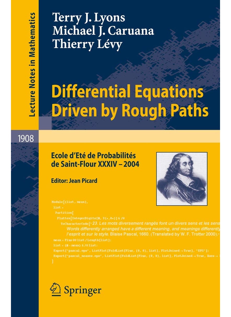 Differential Equations Driven by Rough Paths: Ecole d’Eté de Probabilités de Saint-Flour XXXIV-2004 