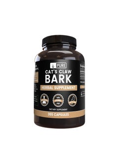 PURE ORIGINAL INGREDIENTS Cat Claw Bark (365 Capsules) No Magnesium Or Rice Fillers Always Pure Lab Verified  - Image 1