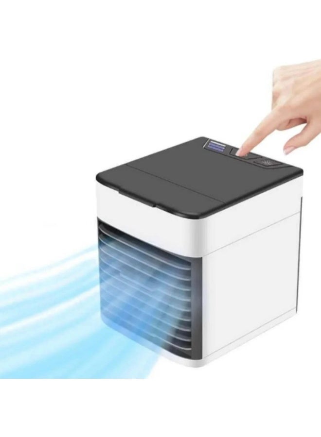 عام مكيف هواء صغير متنقل – تبريد وترطيب مع إضاءة LED – يعمل عبر USB - Image 1