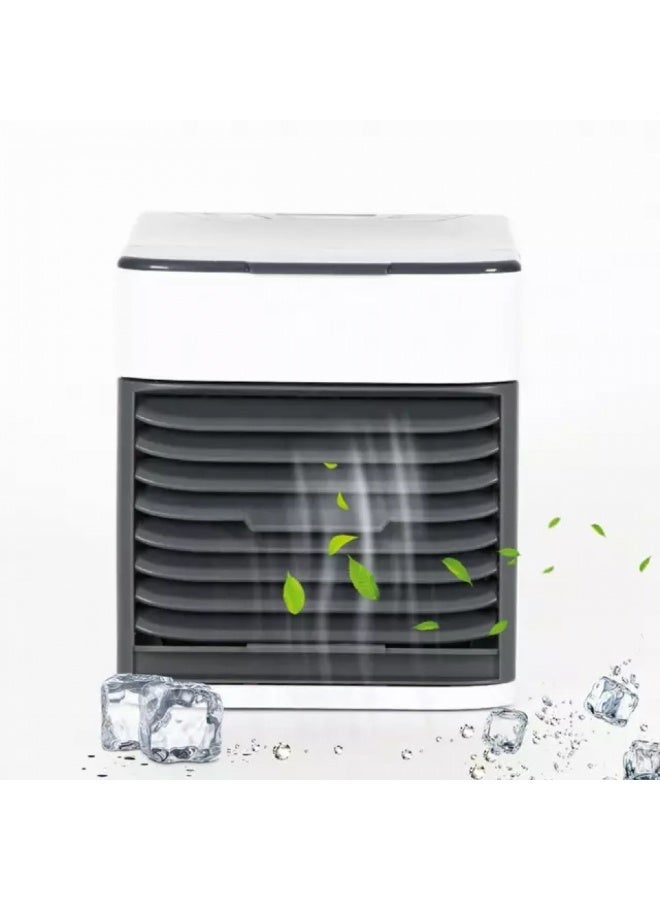 عام مكيف هواء صغير متنقل – تبريد وترطيب مع إضاءة LED – يعمل عبر USB - Image 3