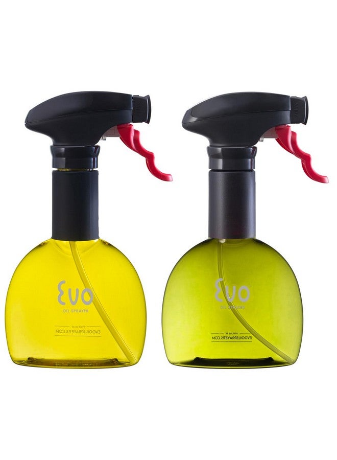 Evo Oil Sprayer Evo Oil Sprayer Minis, Non-Aerosol for Olive, Cooking Oils, and Vinegars, 8-Ounce Capacity, 1 Each Yellow and Green  - Image 1