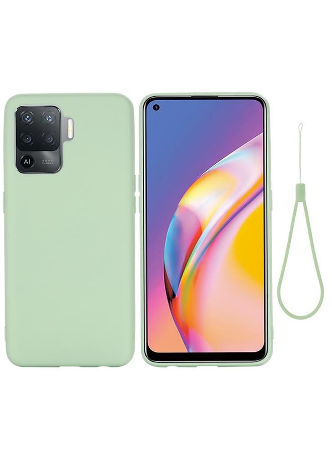 erorex Case For OPPO A94 / Reno5 F / F19 Pro Pure Color Liquid Silicone Shockproof Full Coverage Case - Image 1