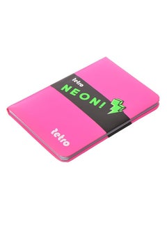 Retro Retro A5 Lined NoteBook With Hard Cover - 96 Sheets -70gm - Pink  - Image 1