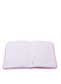 Retro Retro A5 Lined NoteBook With Hard Cover - 96 Sheets -70gm - Pink  - Image 3