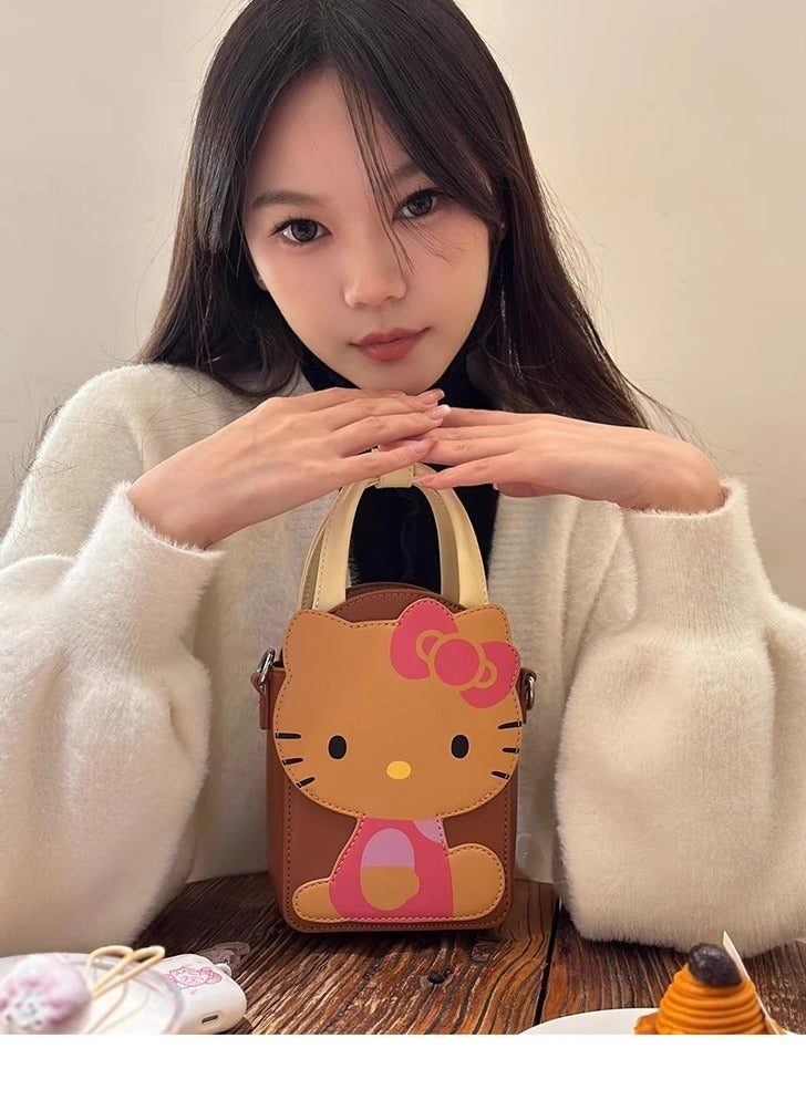 ZGO Compact And Lightweight Cartoon White Crossbody Handbag - Image 4