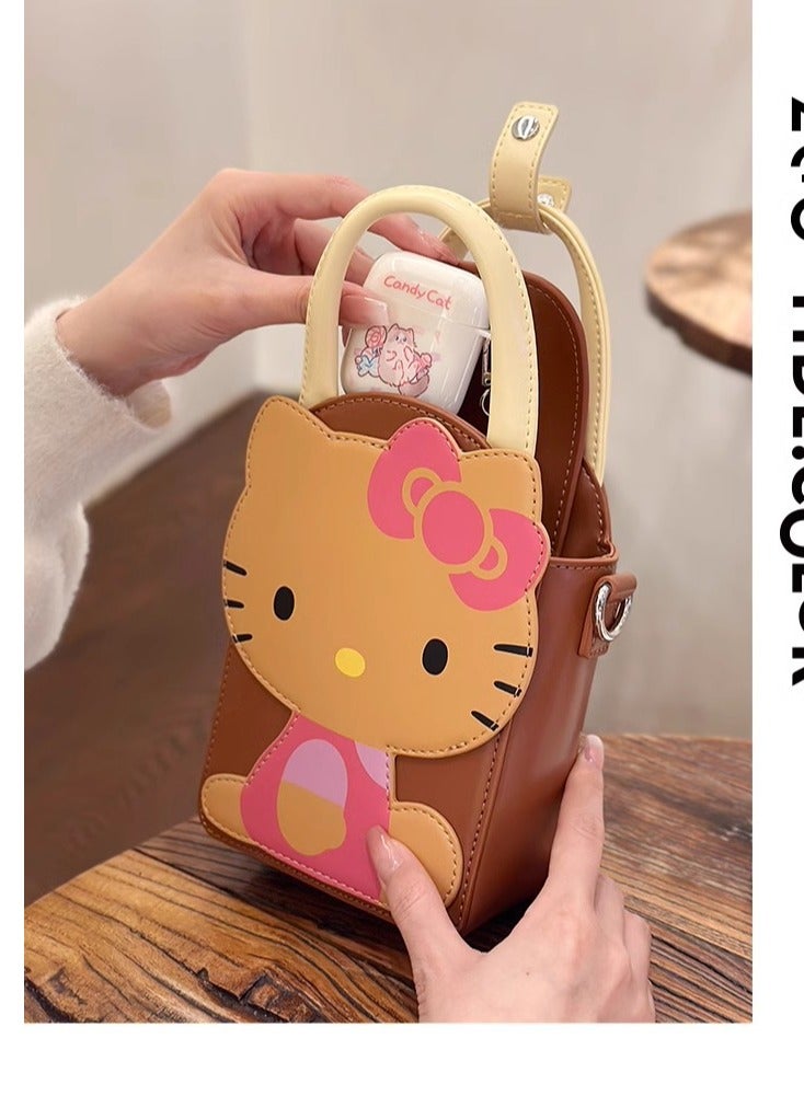 ZGO Compact And Lightweight Cartoon White Crossbody Handbag - Image 5