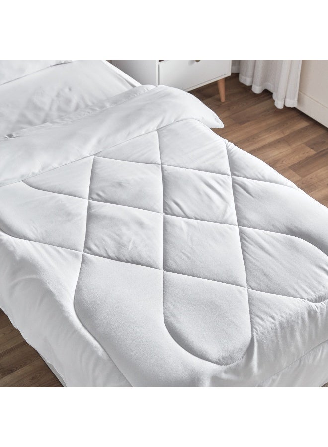 Home Box Andorra 3-Piece Microfiber Single BIAB Comforter Set 220 x 135 cm - Image 5