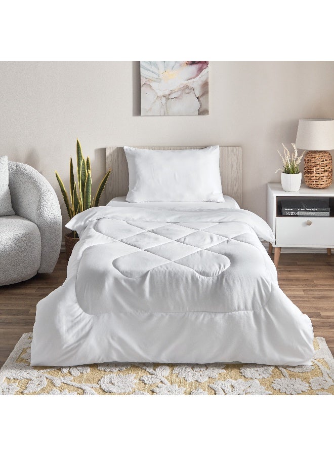 Home Box Andorra 3-Piece Microfiber Single BIAB Comforter Set 220 x 135 cm - Image 2