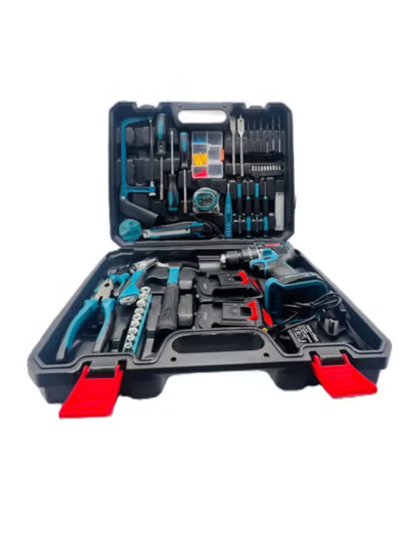 BONAI Every Surface Drill : BONAI's 88Vf Cordless Impact Drill Kit with Brushless Motor, Dual Batteries, Combi Hammer Drill, Metal/Wood/Wall Adaptability, and Precision Screwdriving Abilities  - Image 3