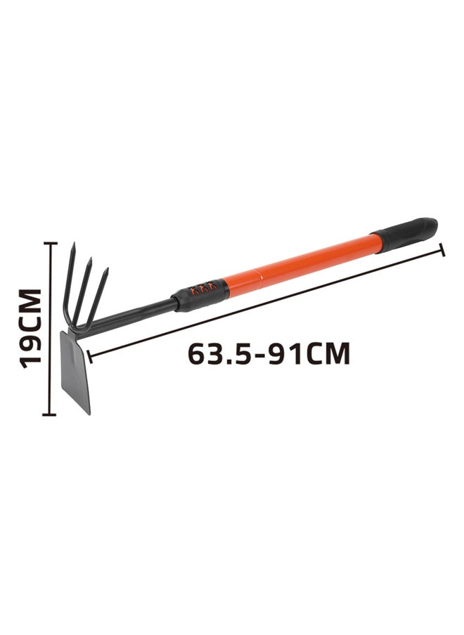 AL SANIDI Foldable Metal Herb Fork With A Scoop, Orang, Size 91 Cm  - Image 5