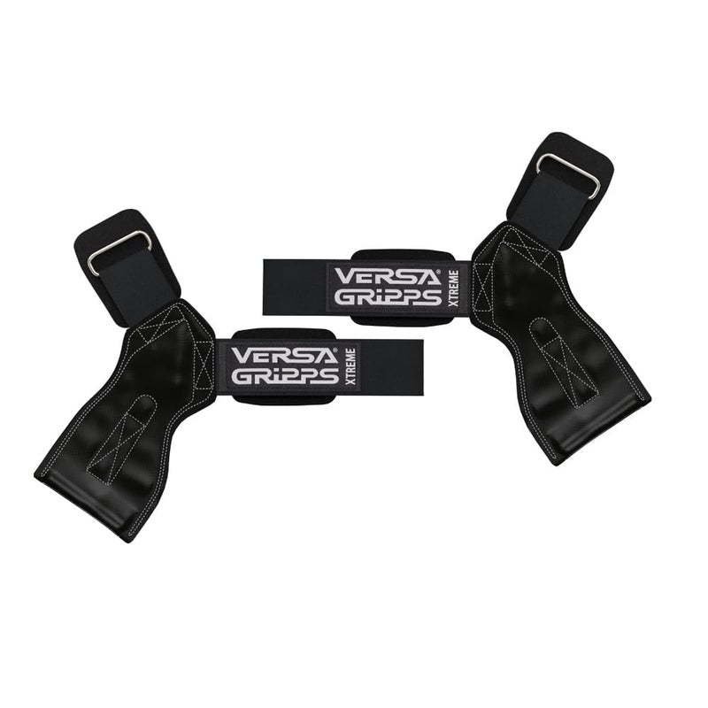Versa Gripps Xtreme, Made in USA, Wrist Straps for Weightlifting Alternative, Best Training Accessory, R/L, Onyx - Image 1