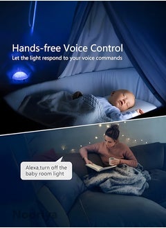Nooriya WiFi Smart Wall Light Switch, No Neutral Wire Required, No Hub Required, Compatible with Google Home & Alexa, Touch & App Remote Control, Timing Function & Voice Control (Gang 2, White)  - Image 5