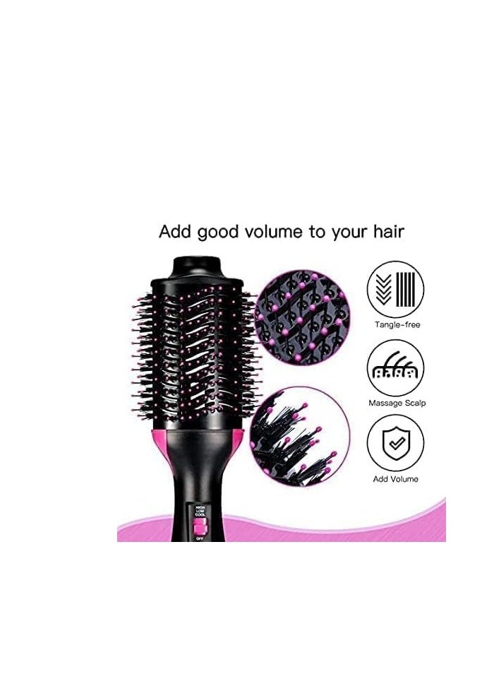 ELTRAZONE Hair Dryer Styler Pink/Black – 2-in-1 Professional Blow Dryer and Volumizer with Ionic Technology, Multiple Heat & Speed Settings, Lightweight Design, Quick Drying, Ceramic Coating for Smooth, Frizz-Free Hair, Perfect for All Hair Types and Travel - Image 5