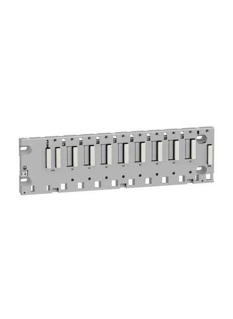 Schneider BMXXBP0800 PLC Modicon M340 Automation Platform Rack 8 Slots Panel Plate or DIN Rail Mounting