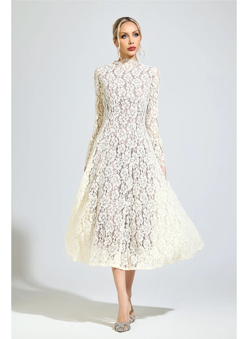 Catchall  Kepler Bell Sleeve Formal Dress for Women | Best Price UAE