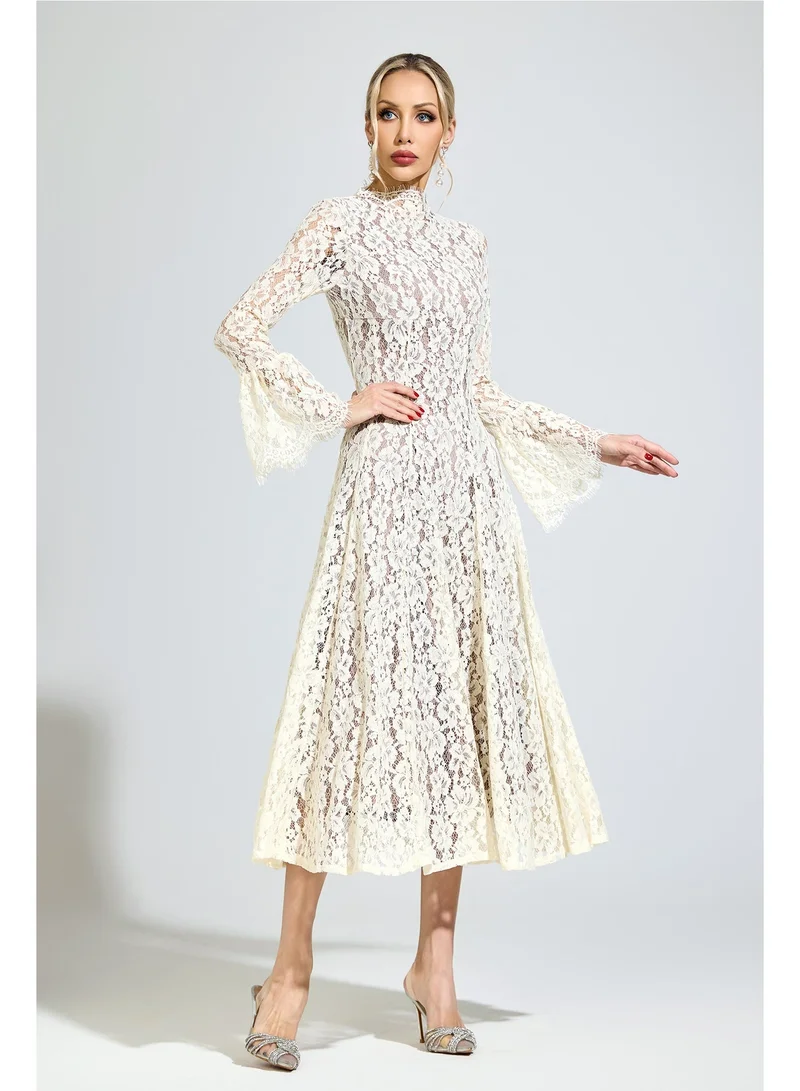 Catchall  Kepler Bell Sleeve Formal Dress for Women | Best Price UAE