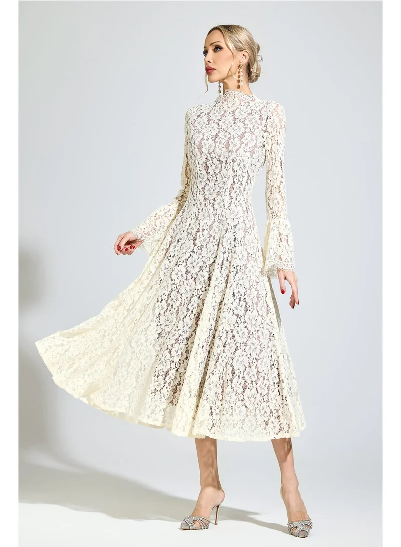 Catchall  Kepler Bell Sleeve Formal Dress for Women | Best Price UAE