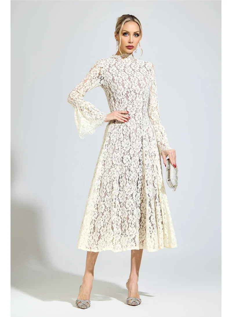 Catchall  Kepler Bell Sleeve Formal Dress for Women | Best Price UAE