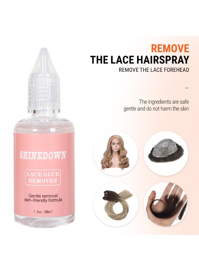 SHINEDOWN Wig Glue Kit with Hot Comb for Wigs Human Hair, Lace Glue for Front Lace Wig, Easy To Use and Remove, Styling Tool for Black Women Hair - Image 4