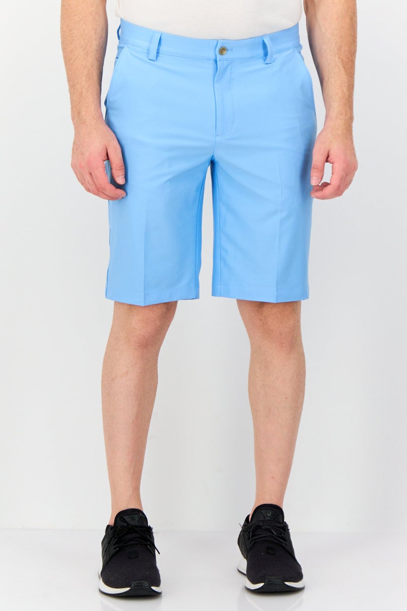 Greg Norman Men Sportswear Fit Golf Shorts, Sea Blue - Image 1