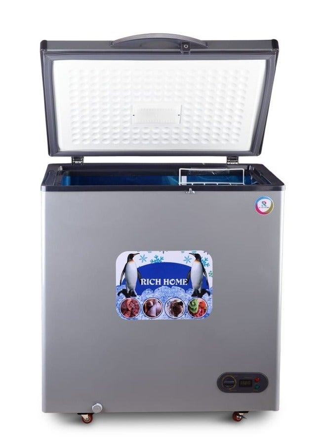 ريتش هوم ديب فريزر  270 لتر 
لون فضى - Image 2