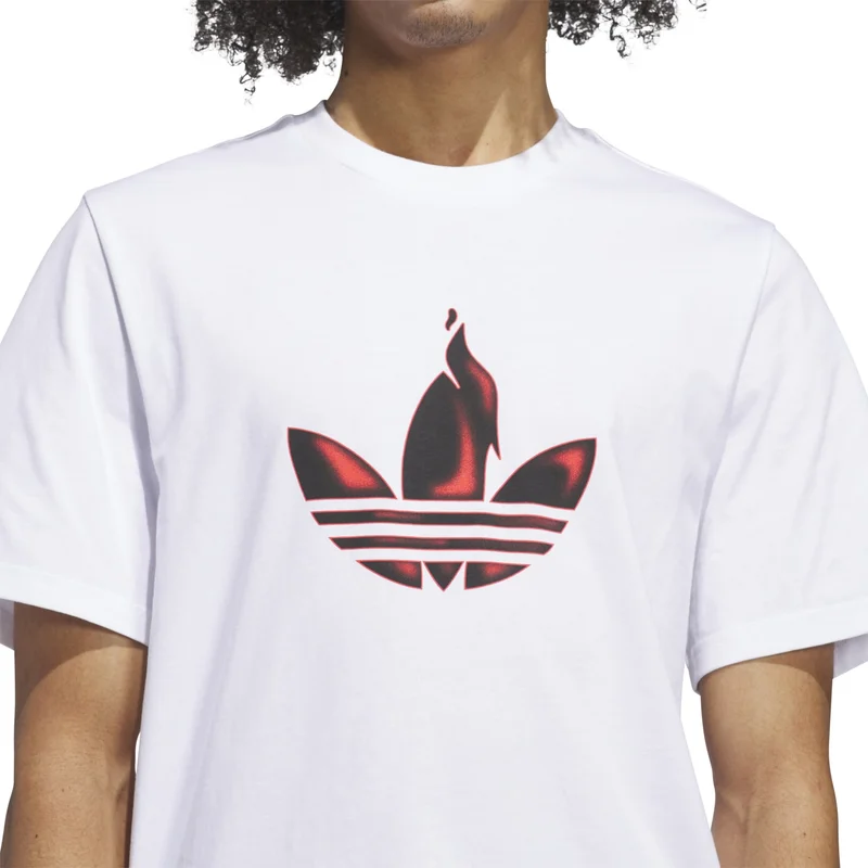 Adidas TREF TORCH TEE White Originals Unisex T-SHIRTS
