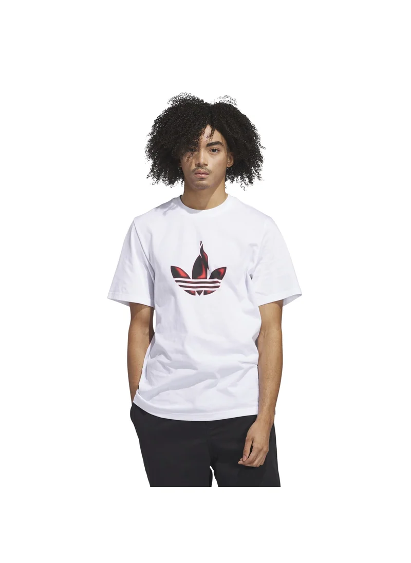 Adidas adidas TREF TORCH TEE White Originals Unisex T-SHIRTS