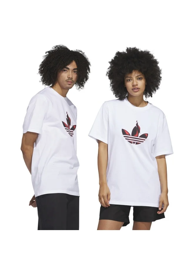 Adidas adidas TREF TORCH TEE White Originals Unisex T-SHIRTS