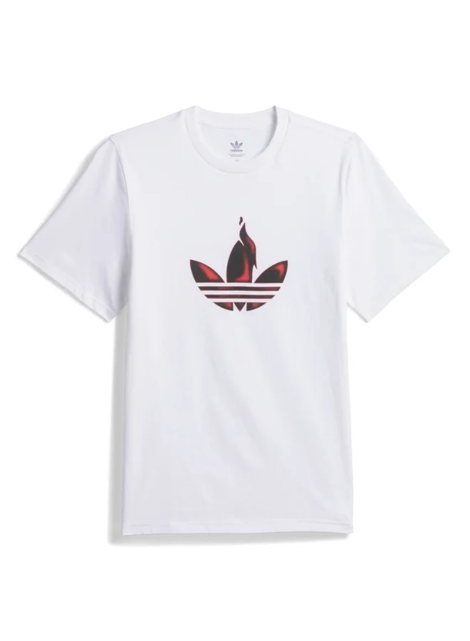 Adidas TREF TORCH TEE White Originals Unisex T-SHIRTS
