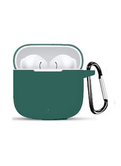 Generic Silicone Protective Case for Huawei FreeBuds Se 2/ Se 3 with Keychain Cover (Green)  - Image 1