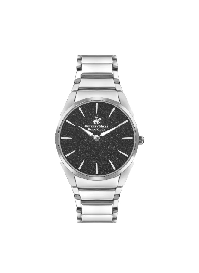 بيفرلي هيلز بولو كلوب BEVERLY HILLS POLO CLUB Women's Analog Black Dial Watch - BP3384C.350