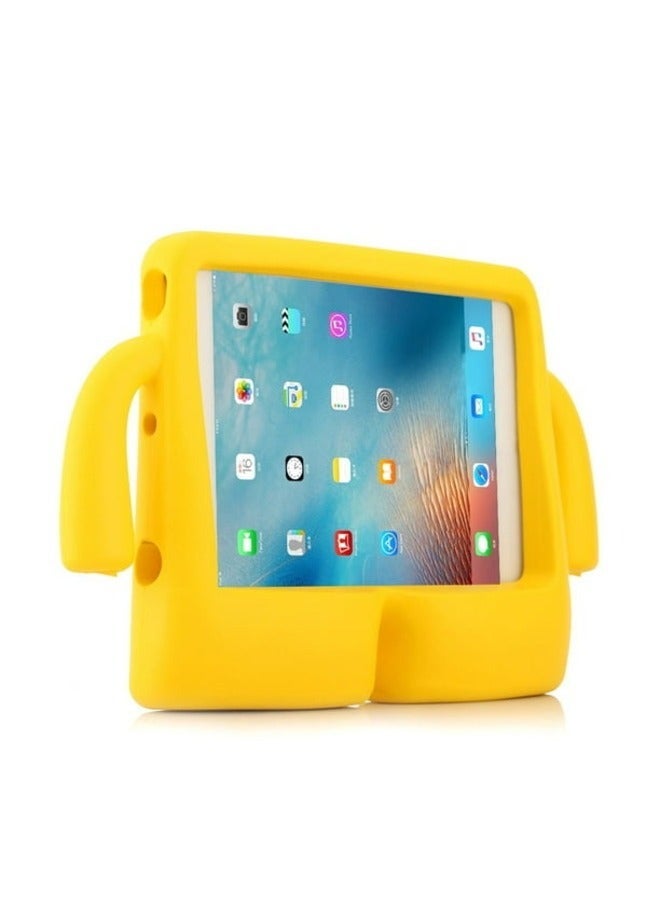 Yellow Kids’ EVA Shockproof Case for iPad Air 11 Inch M2 (2024) – Lightweight Protective Cover with Handle and Stand - Image 1