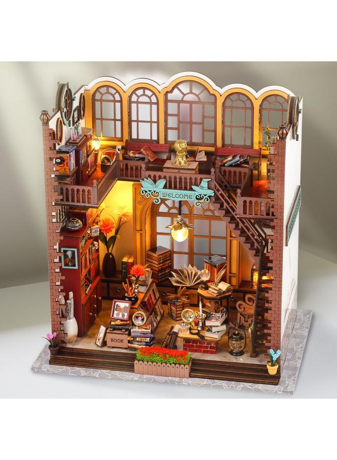Bluejw Creative DIY Magic Book House 3D Handmade Assembled Ornaments Toy Gifts Toy Gifts - Image 5