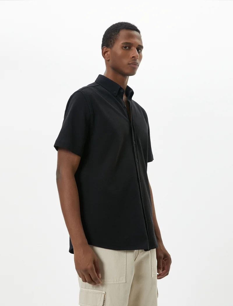 KOTON Koton | Solid Short Sleeves Shirt