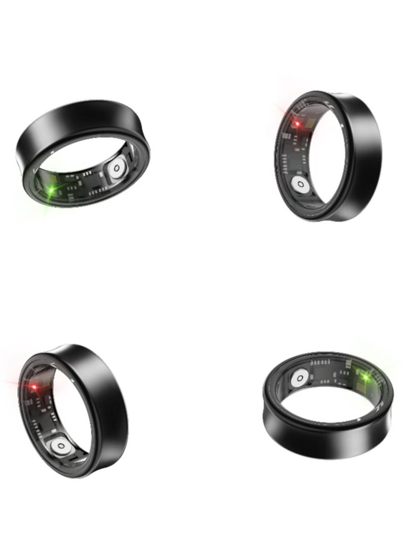 General Smart Health Ring for Heart Rate BlodOxygen Sleep Monitoring all Weather Motion Calculation 24-hour Health Monitoring Protect Your Health Black No.18  - Image 2
