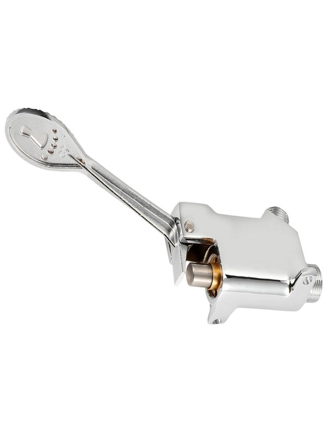 صمام دواسة قدم أرضي بخيط G1/2 لحنفيات المياه في المستشفيات والمختبرات والمصانع - Image 5