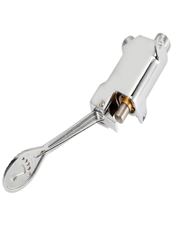 صمام دواسة قدم أرضي بخيط G1/2 لحنفيات المياه في المستشفيات والمختبرات والمصانع - Image 4