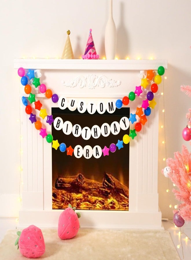 STARBOLO Kpop Theme Party Decorations Christmas Giant Friendship Bracelet Garland Kit Customizable Banner Garland Decor Friendship Bracelet for Xmas Party Decor - Image 2