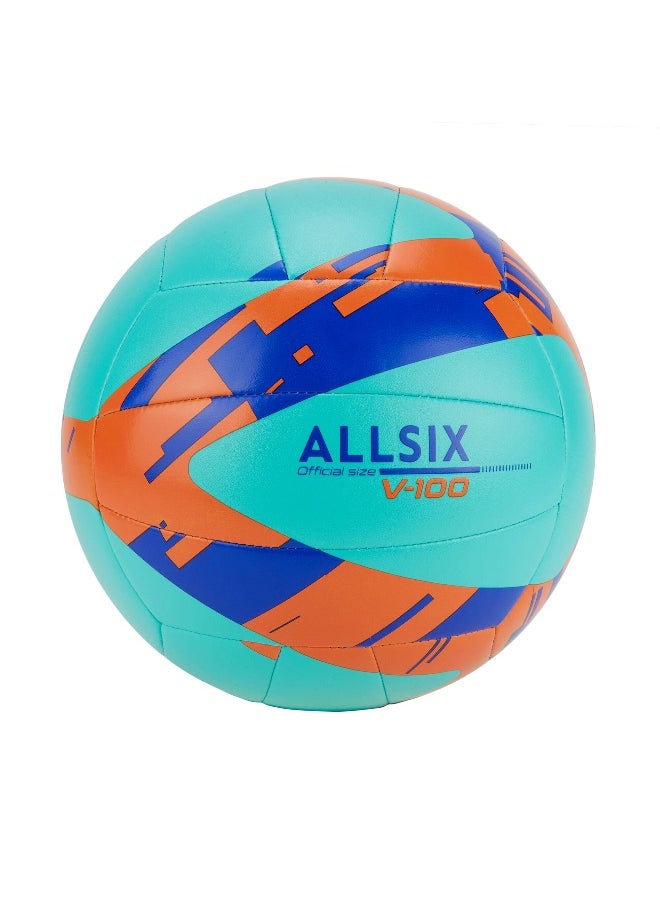 ALLSIX ALLSIX BY DECATHLON,Volleyball Indoor Ball V100 Turquoise Blue  - Image 2