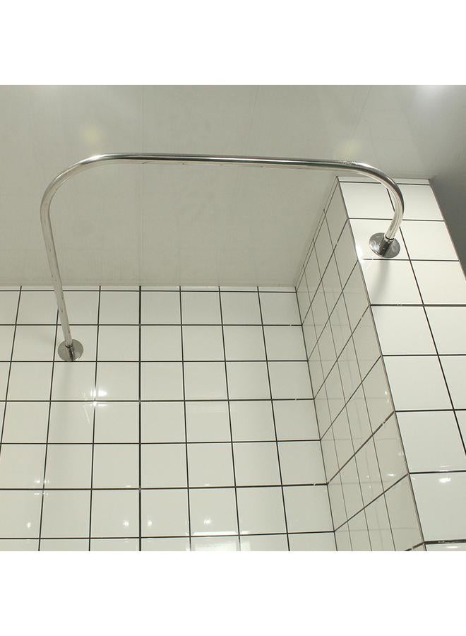 Bluejw Special-shaped U-shaped Shower Curtain Waterproof Bathroom Partition High-grade Non-perforated Bathroom Shower Curtain Rod  - Image 4