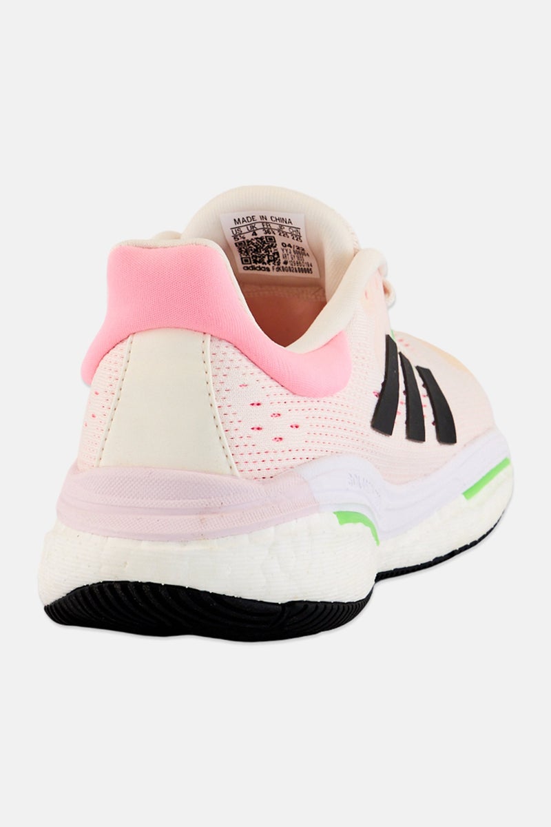 Adidas Women Solar Control Lace Up Running Shoes, Peach - Image 3