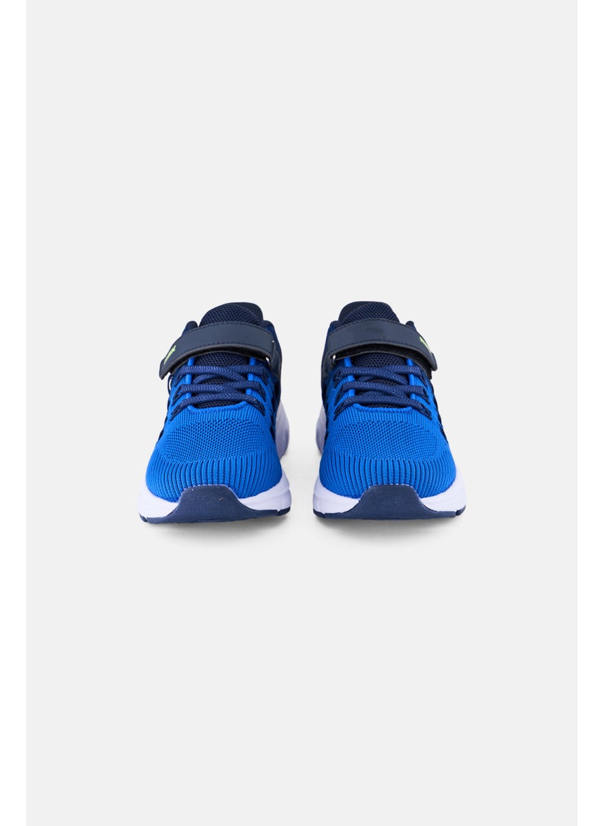 RBX - Kids Boy Velcro Closure Outdoor Shoes, Blue Combo - Image 1