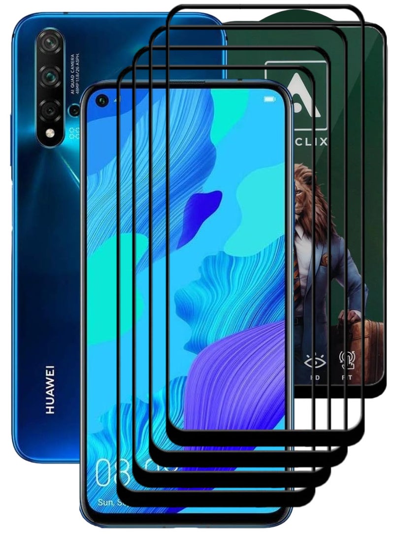أكاليكس 4 قطع، حماية شاشة،  لهاتف هواوي نوفا 5T  ، جودة ممتازة. - Image 1