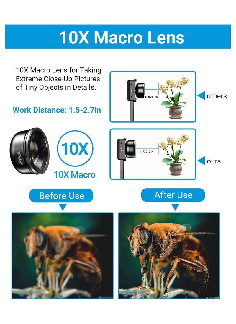 SYOSI - 100mm Macro Lens with CPL for Smartphone,HD Macro Photography Lens for iPhone, Samsung,Oneplus, Android Phone(Fits for Almost of),Cell Phone Macro Lens Attachment - Image 1