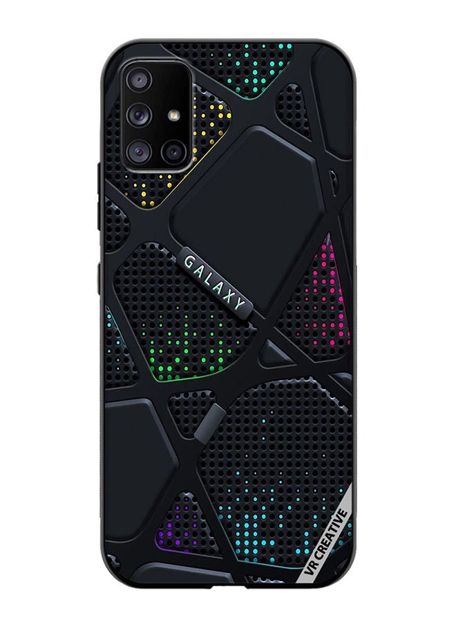 VR CREATIVE Protective Case Cover For Samsung Galaxy A71 5G Galaxy Design Multicolour - Image 1