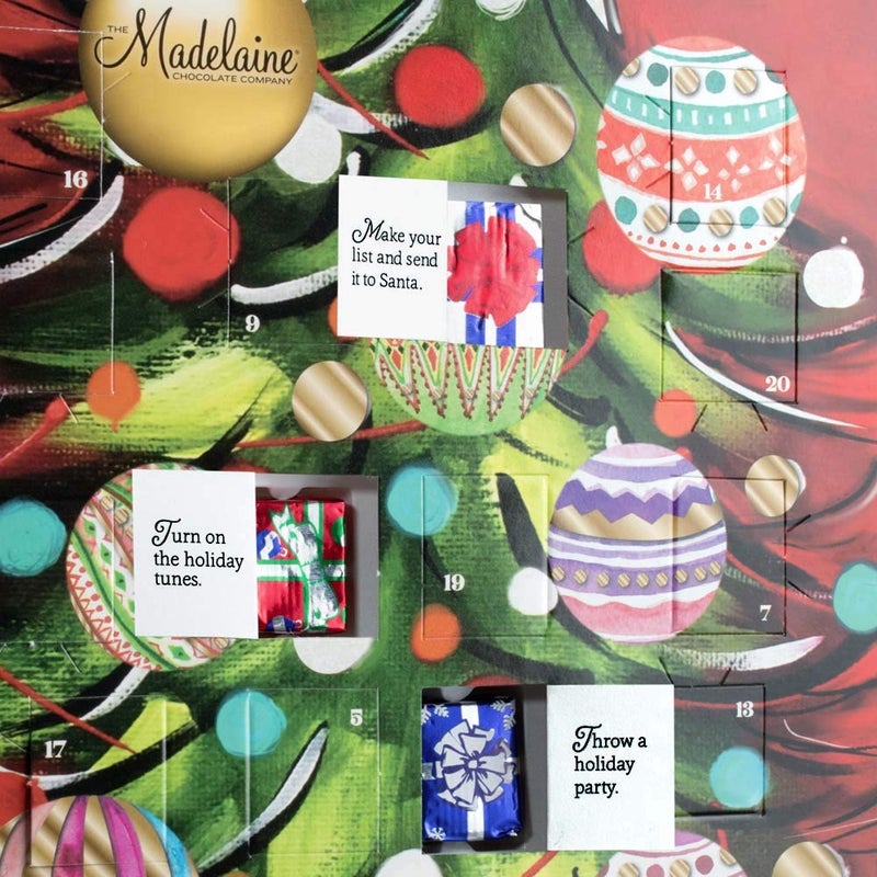 Madelaine 2025 Christmas Advent Calendar - Chocolate & Candy Christmas Countdown for Kids, Women, Men, Teen Girls & Boys - Holiday Treats Advent Calendars - Christmas Tree - 8 Oz - Image 2