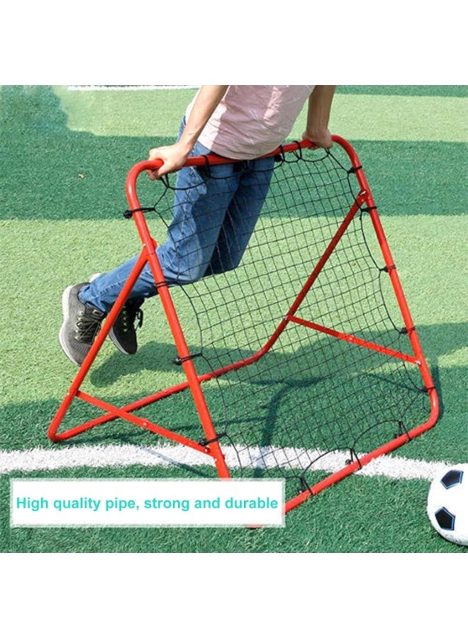 كيو كرة القدم كرة القدم Rebounder الصافية قابلة للطي التدريب Rebounder الهدف الصافية قابلة للتعديل سهلة الإعداد الحديد الإطار كرة القدم ارتداد مرة أخرى لكرة الطائرة كرة السلة البيسبول - Image 5