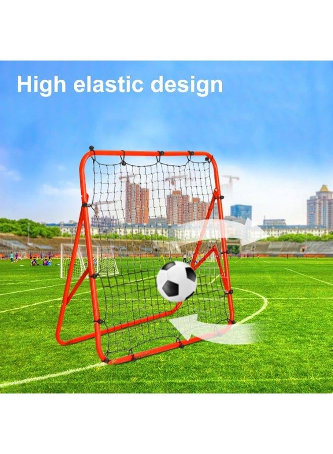 كيو كرة القدم كرة القدم Rebounder الصافية قابلة للطي التدريب Rebounder الهدف الصافية قابلة للتعديل سهلة الإعداد الحديد الإطار كرة القدم ارتداد مرة أخرى لكرة الطائرة كرة السلة البيسبول - Image 3